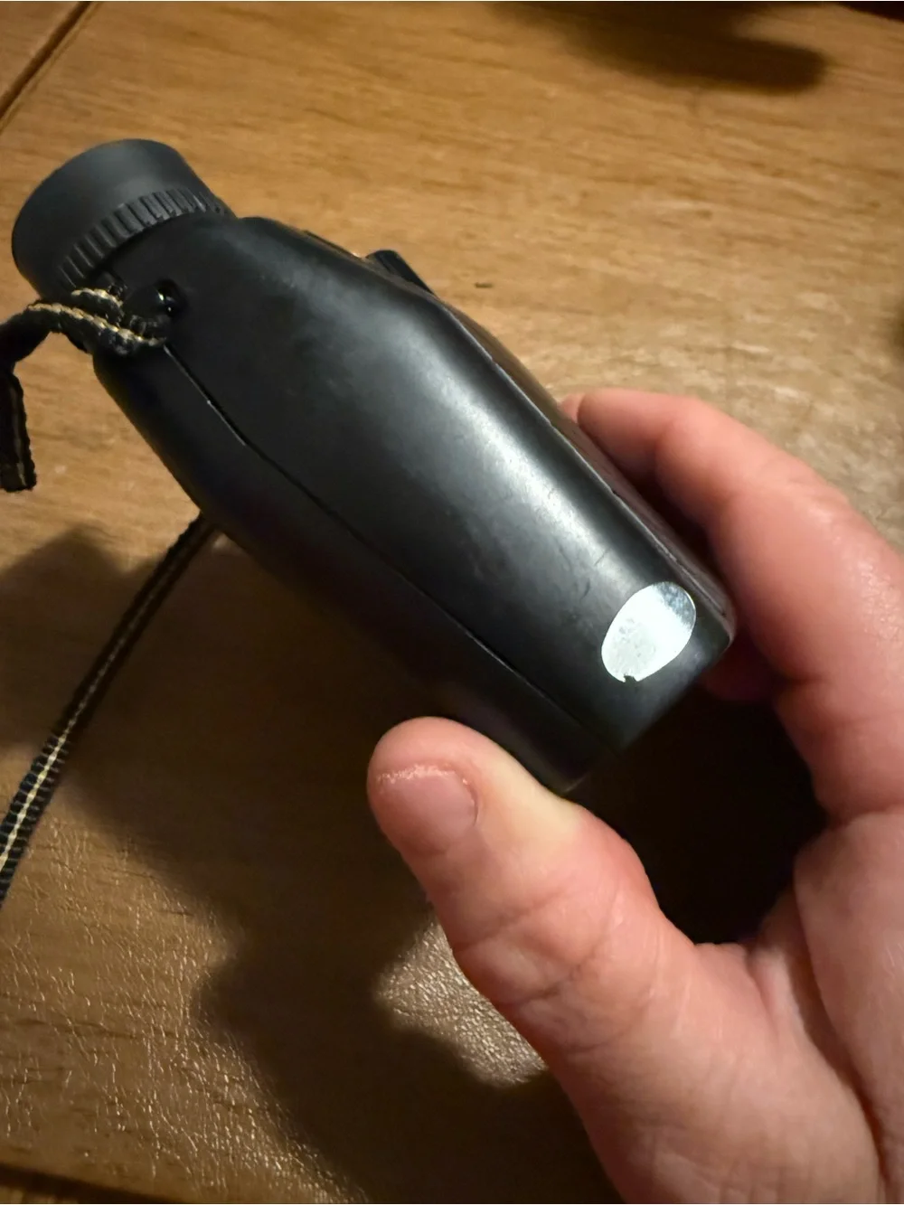 Nikon Black Compact Folding Binoculars with Gold Accents